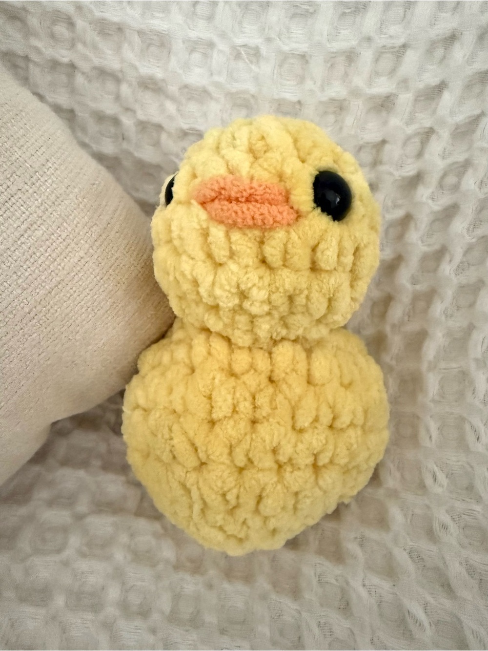Plush Handmade Crochet Small Yellow Chick
